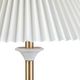 Crestview Collection Wesley White/Gold Floor Lamp-2