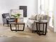 Hooker® Furniture Parkcrest Copper Round End Table with Dark Metal Base-1