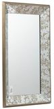 A & B Home Dorthea Gold Hanging Mirror-0