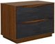 Michael Amini® Kayner Charcoal 2-Drawer Nightstand-0