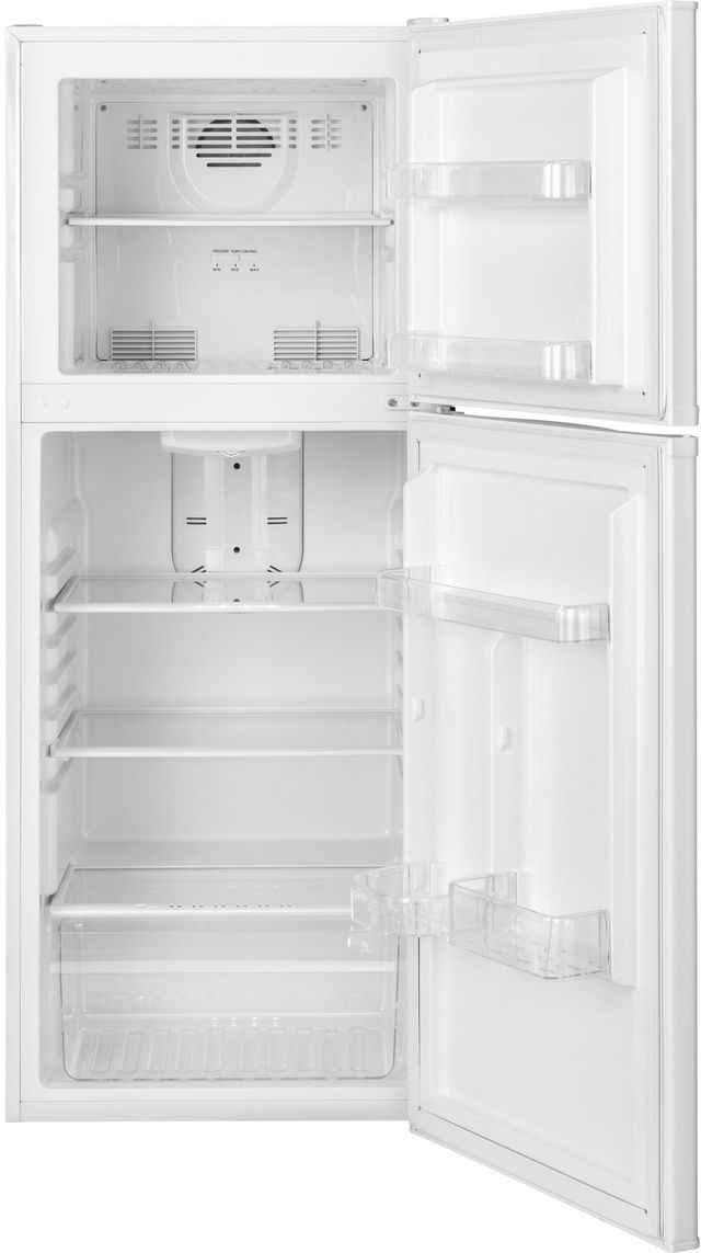Haier 24" 9.8 Cu. Ft. White Top Freezer Refrigerator-1