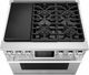 SKS 36" Stainless Steel Pro Style Dual Fuel Range-3