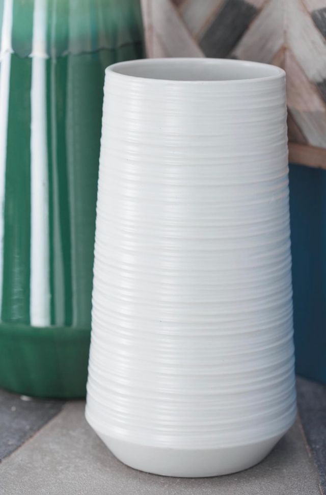 Deco Marche White 12” Vase-3