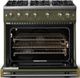 Viking® 5 Series 36" Martini Pro Style Gas (LP) Range with Brushed Brass Trim-1
