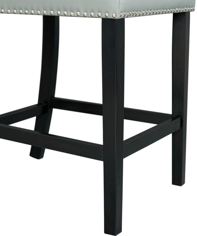 Elements International Meridian Black/Gray Counter Side Chair-3