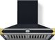 La Cornue CornuFé 90 AlberTine 36" Matte Black Wall Mounted Chimney Hood-0