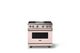 Viking® 5 Series 36" Blush Pro Style Gas (LP) Range with Polished Chrome Trim-0
