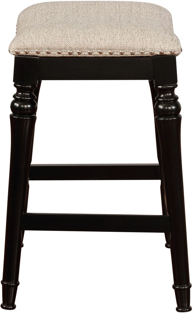 Powell® Lockhart Beige/Black Big and Tall Counter Stool-4