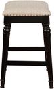 Powell® Lockhart Beige/Black Big and Tall Counter Stool-4