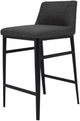 Moe's Home Collection Baron Charcoal Grey Counter Stool-1
