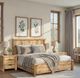 Magnussen Home® Laramie Honey Wheat King Panel Headboard-1