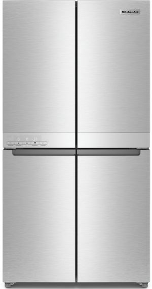 KitchenAid® 36 in. 19.4 Cu. Ft. PrintShield™ Stainless Steel Counter Depth French Door Refrigerator
