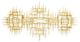 YHD Golden Gilded 3D Wall Art-0