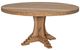 International Furniture Direct Marquez Brown Round Dining Table-0