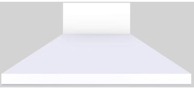 Vent-A-Hood® 66" White Wall Mounted Range Hood-1
