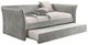 Furniture of America® Yuri Gray Twin Daybed with Trundle-0