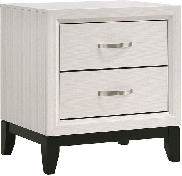 Crown Mark Akerson Chalk Nightstand-0