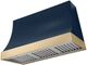 AGA Marquee 48" Indigo Wall Mounted Range Hood  with Brushed Brass Trim-0