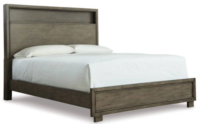 Signature Design by Ashley® Arnett 5-Piece Gray King Bookcase Bed Set-1