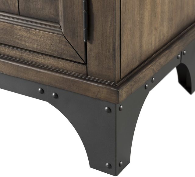 Intercon Whiskey River Gunpowder Gray End Table-1
