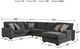 Benchcraft® Tracling 3-Piece Slate Right-Arm Facing Sectional and Chaise-2