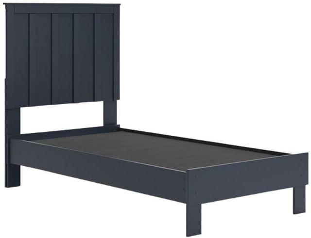 Signature Design by Ashley® Simmenfort Navy Blue Youth Twin Platform Bed-1
