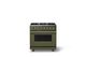 Viking® 5 Series 36" Martini Pro Style Dual Fuel (LP) Range with Brushed Brass Trim-0