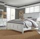 Liberty Furniture Allyson Park 4-Piece Charcoal/Wirebrushed White Queen Panel Bedroom Set with Chest-1