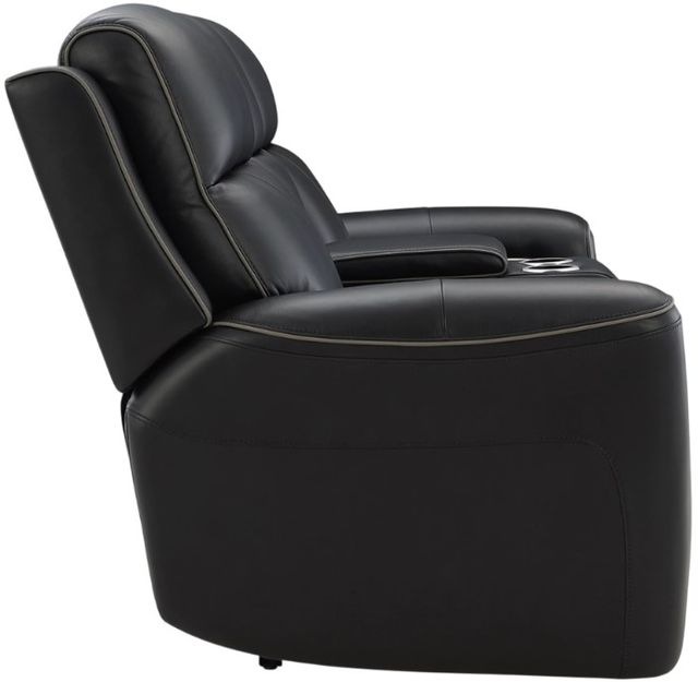 Signature Design by Ashley® 5Z-Relaxation Onyx Power Reclining Loveseat with Console and Adjustable Headrest-2