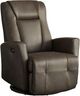 Elran L0512 Dark Brown Manual Glider Rocker Recliner-0