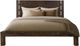 International Furniture Direct Atenas Dark Brown Eastern King Panel Bed-0