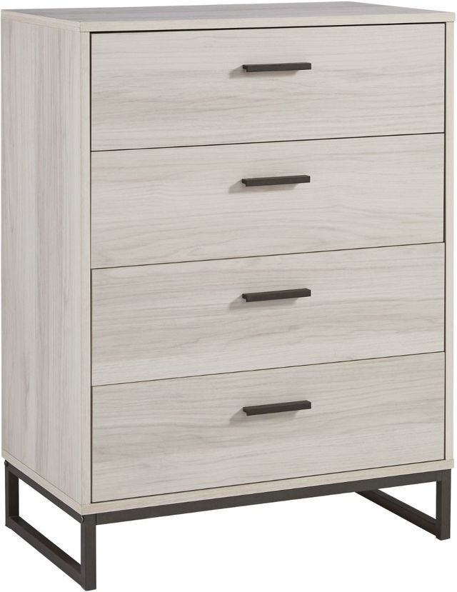 Signature Design by Ashley® Socalle 3-Piece Natural Twin Panel Headboard Bedroom Set-2