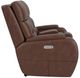 Flexsteel® Customizable Strait Leather Power Reclining Loveseat with Console and Power Headrest-5