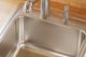 Elkay Lustertone® Lustrous Satin 19.5'' 1-Hole Single Bowl Drop-in Laundry Sink with Perfect Drain®-4