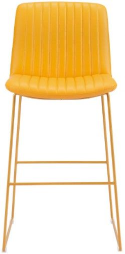 Zuo® Modern Mode 2-Piece Yellow Bar Chairs-1