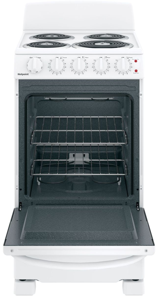 Hotpoint® 20" White Freestanding Electric Range-3