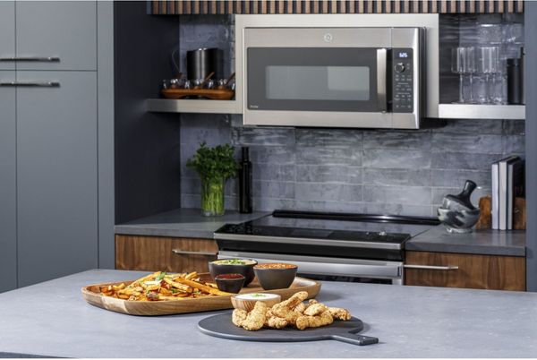 GE Profile 1.7 Cu. Ft. Over The Range Microwave Air Fryer