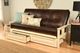 Kodiak Furniture Monterey Oregon Trail Java/Antique White Full Storage Futon with Mattress-1