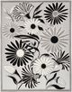Nourison Home™ Aloha Black White 5'x8' Style 1 Area Rug-0