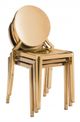 Zuo® Eclipse Gold Dining Chair-4