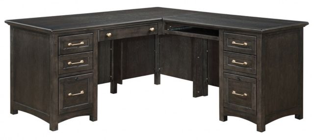 Winners Only® Addison Gray 66" Desk with 45" Return-0