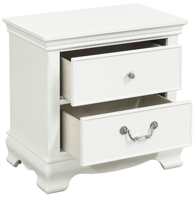 Homelegance® Lucida White Nightstand-3