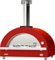 XO 40" Red Countertop Wood Pizza Oven-0
