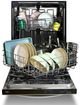 Whirlpool® 24" Stainless Steel Top Control Built-In Dishwasher with Spin & Load Rack and AI Intelligent Wash-2
