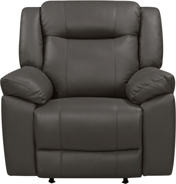 New Classic® Home Furnishings Taggart Gray Rocker Recliner-1