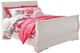 Signature Design by Ashley® Anarasia White Youth Full Sleigh Bed-0
