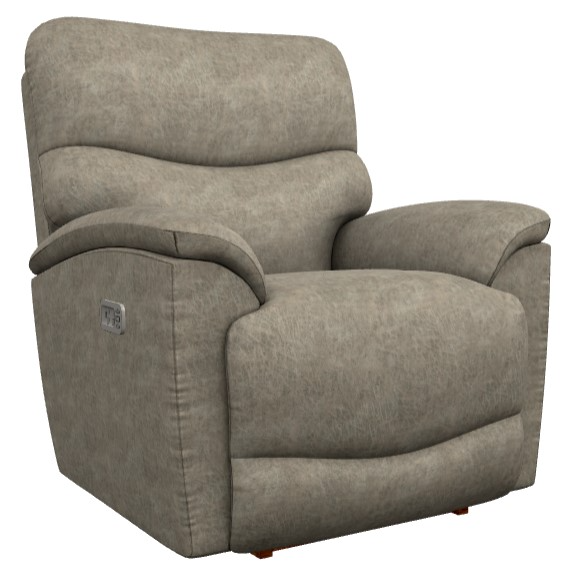 La-Z-Boy® Trouper Sable Power Rocking Recliner with Headrest