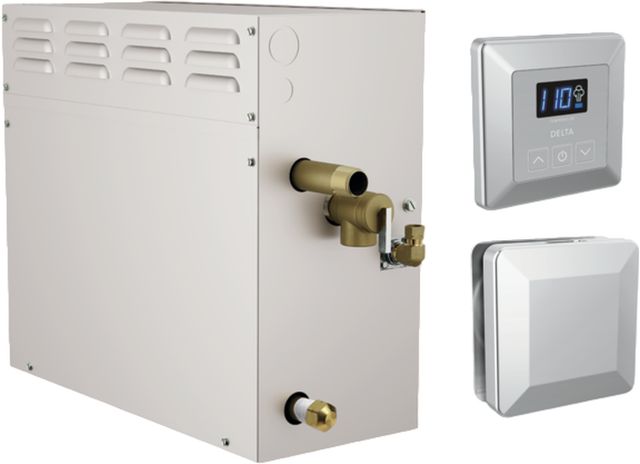 Delta Universal Showering Components SimpleSteam™ Lumicoat® Chrome 12kW Kit-0