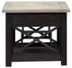 Liberty Furniture Heatherbrook Ash End Table with Charcoal Base-2