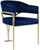 Navy-Brushed Brass
